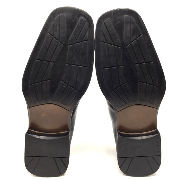 Preowned J Murphy Black Leather Men's Loafer - Picture 5 of 5